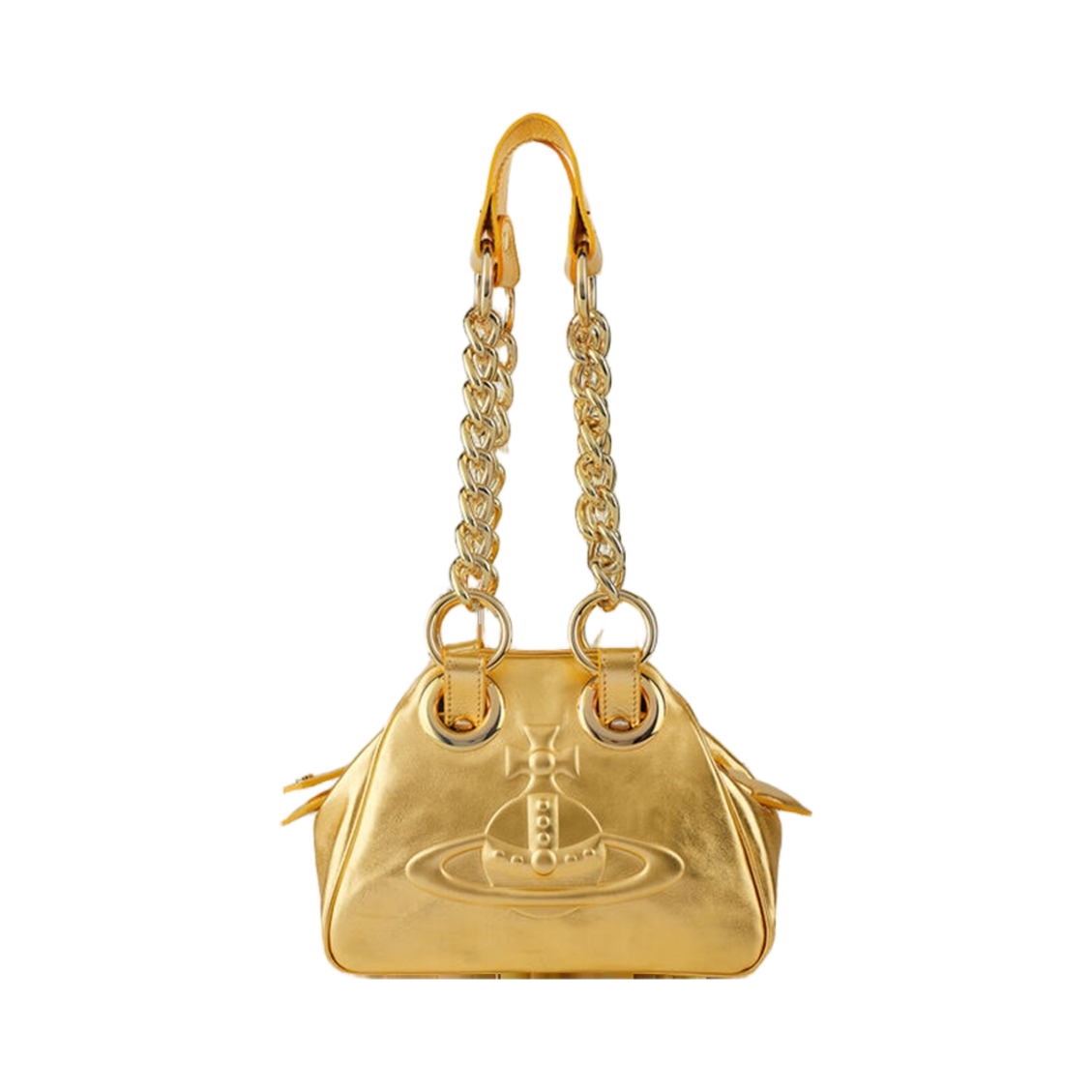 비비안 웨스트우드 아카이브 오브 체인 핸드백 인젝티드 오브 골드(Vivienne Westwood Archive Orb Chain Handbag Injected Orb Gold) - 1