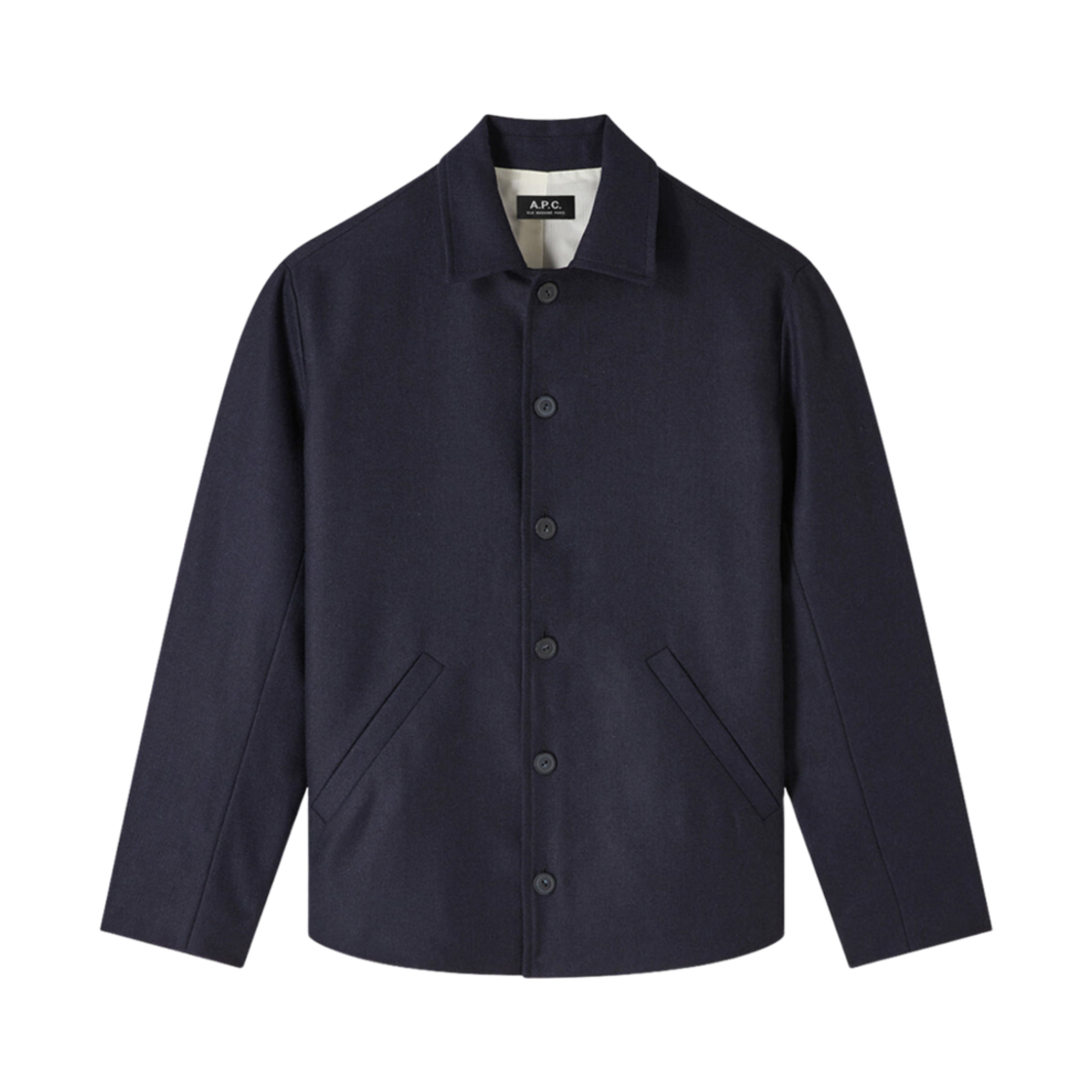 WOAPL-H02893-IAK A.P.C. John Jacket Dark Navy Blue