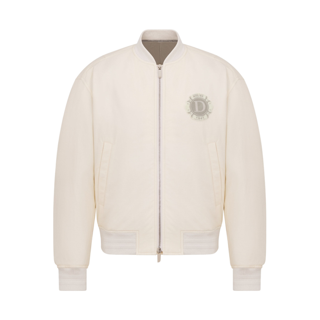 디올 봄버 자켓 에크루 블렌드(Dior Bomber Jacket Ecru Blend) - 1