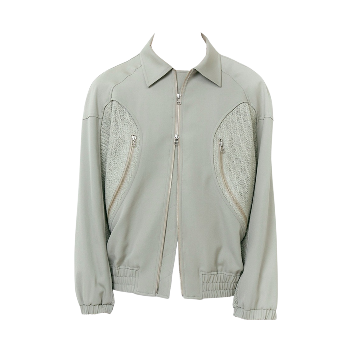 타이핑 미스테이크 더블 포켓 블루종 민트(Typing Mistake Double Pocket Blouson Mint)