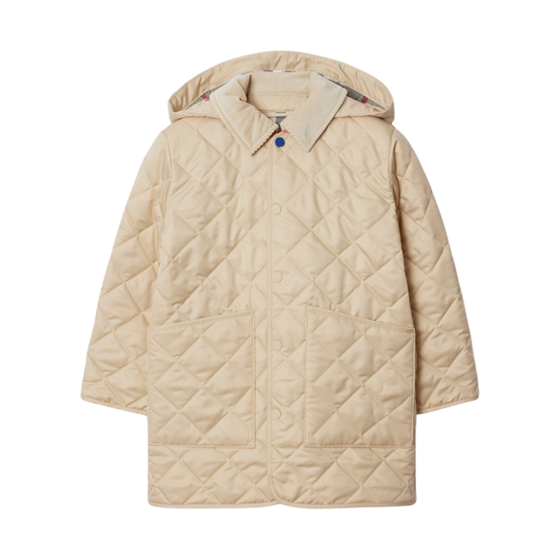8092530 (Kids) Burberry Quilted Coat Pale Stone