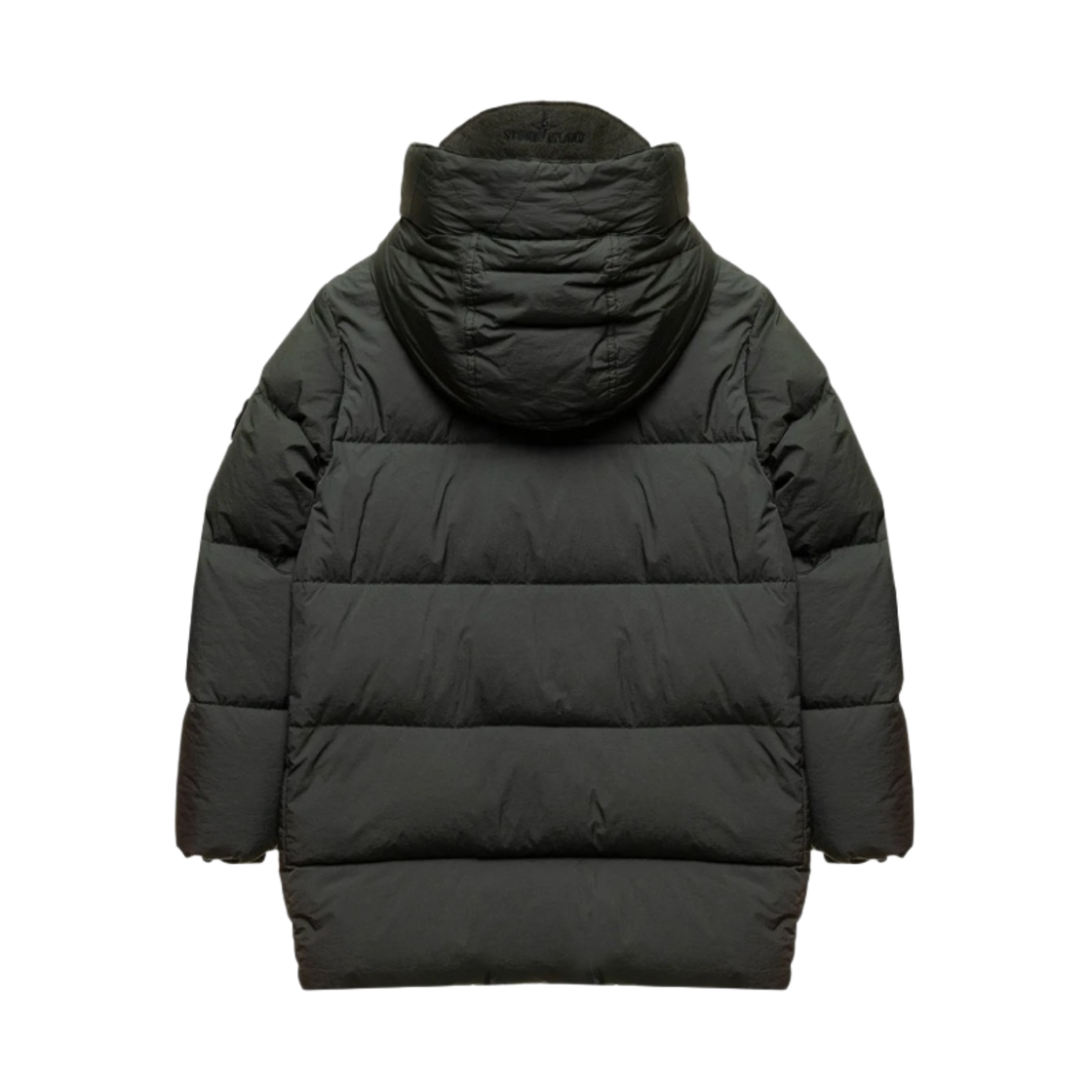 (키즈) 스톤 아일랜드 40533 가먼트 다이드 크링클랩스 R-나일론 다운 파카 올리브 그린 - 22FW((Kids) Stone Island 40533 Garment Dyed Crinkle Reps R-Nylon Down Parka Olive Green - 22FW) - 2