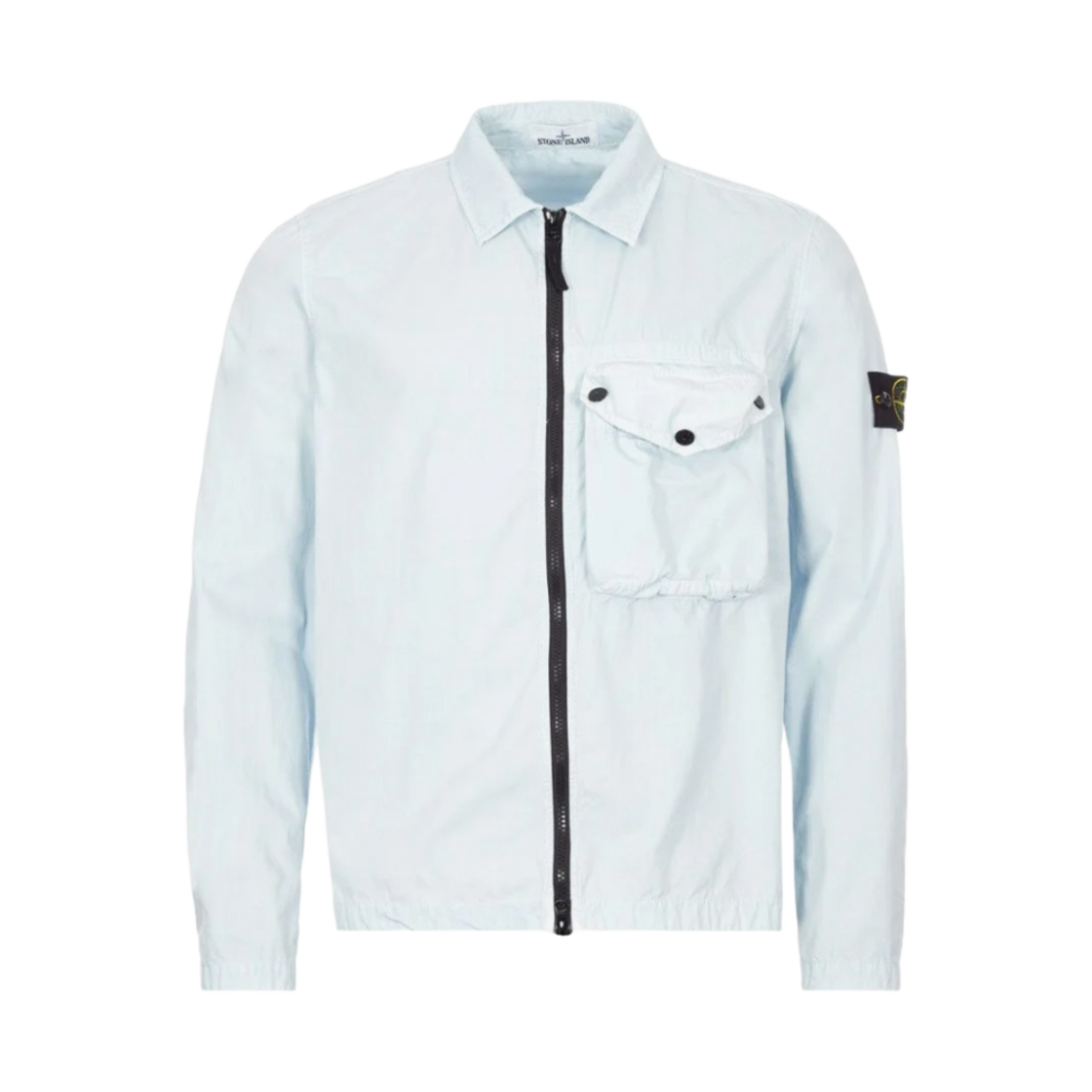 스톤 아일랜드 117WN 올드이펙트 오버셔츠 스카이 블루 - 21SS(Stone Island 117WN T.CO+OLD Overshirt Sky Blue - 21SS) - 1