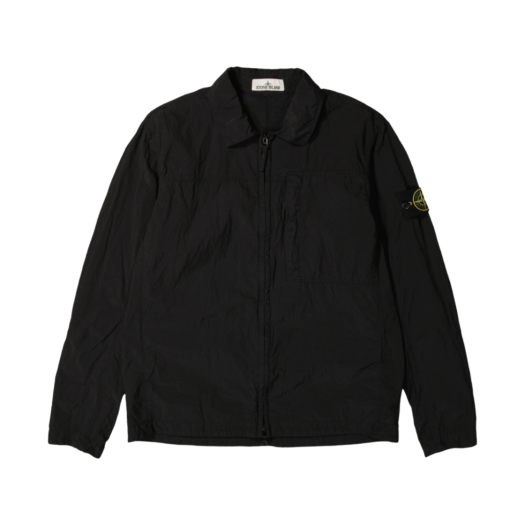 Stone Island 11819 Nylon Metal In Econyl Regenerated Nylon Overshirt Black - 24FW