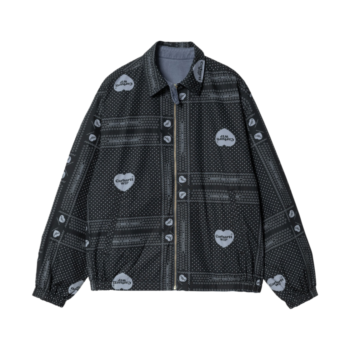 칼하트 WIP 해리스 자켓 네이비 피그먼트 가먼트 다이드(Carhartt WIP Harris Jacket Navy Pigment Garment Dyed) - 4
