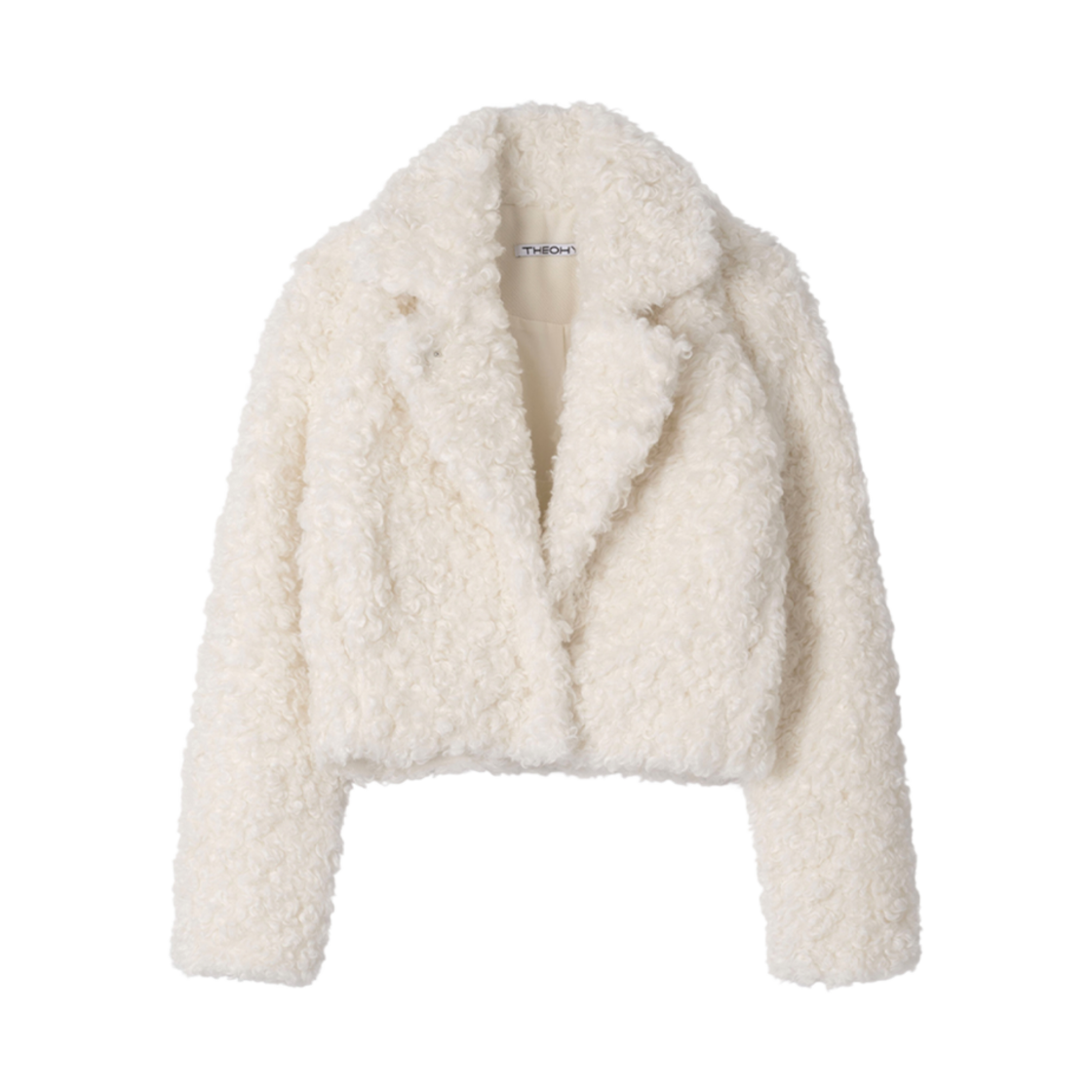 (W) 더오유 베이직 핏 퍼 자켓 화이트((W) Theohyou Basic Fit Fur Jacket White)
