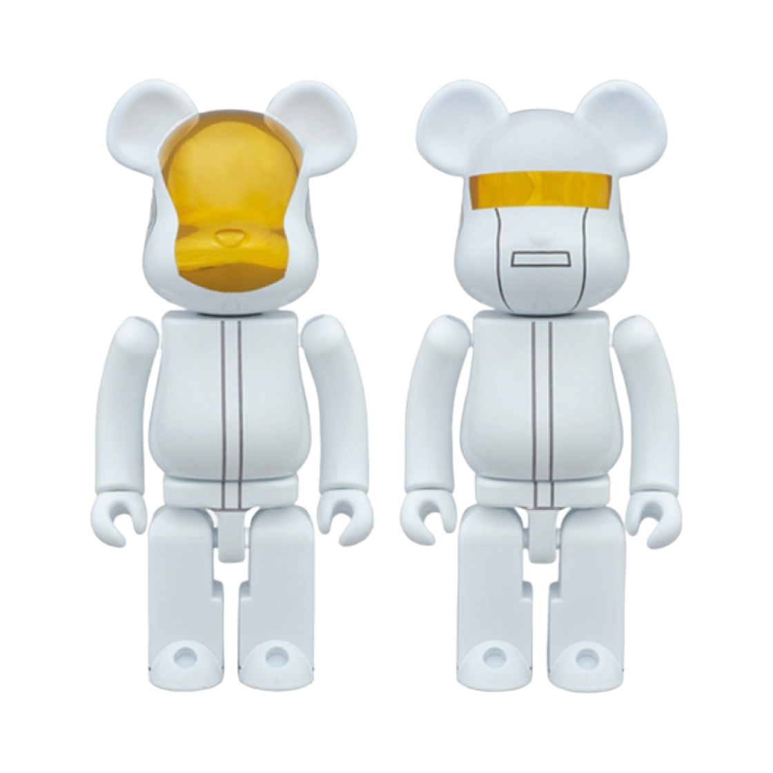 베어브릭 x 다프트 펑크 화이트 수트 버전 2 팩 200%(Bearbrick x Daft Punk White Suit Ver. 2 Pack 200%) - 1