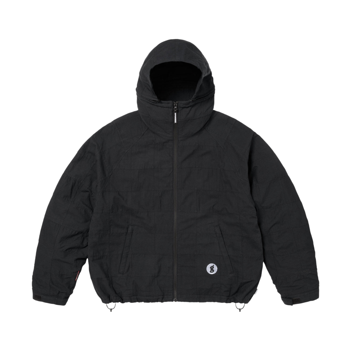 슈프림 x 굿이너프 패치워크 마드라스 후드 자켓 블랙 - 25SS(Supreme x GOODENOUGH Patchwork Madras Hooded Jacket Black - 25SS) - 1