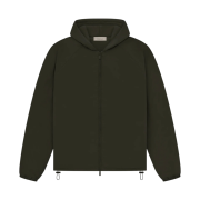 Essentials Full Zip Jacket Off Black - 23SS