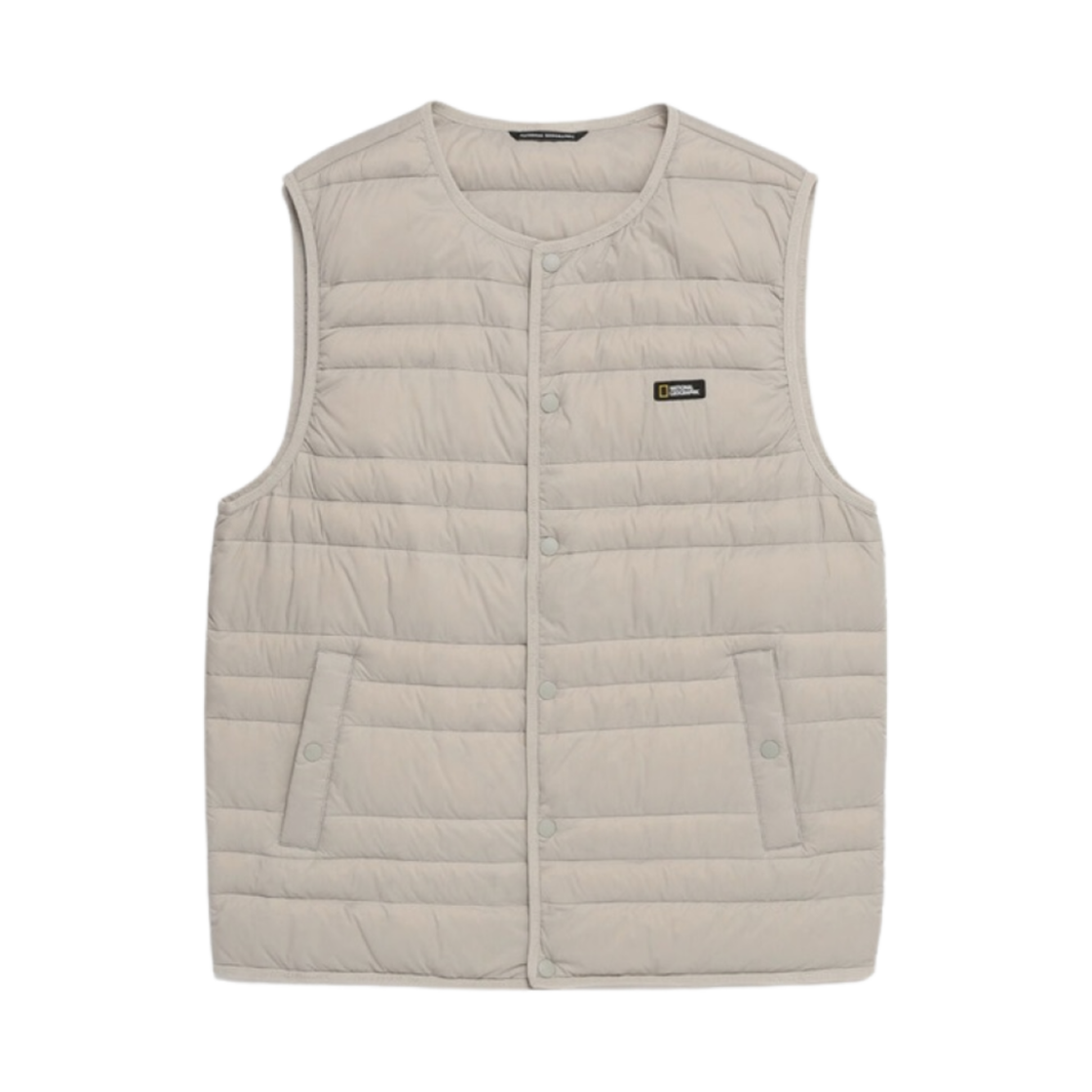 내셔널 지오그래픽 칼리스 모듈라 라이트웨이트 구스 다운 베스트 모닝 베이지(National Geographic Callis Modula Lightweight Goose Down Vest Mourning Beige)