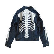 Kapital 11.5 oz. Denim Mexican Tuxedo Westerner Bone Jacket Indigo