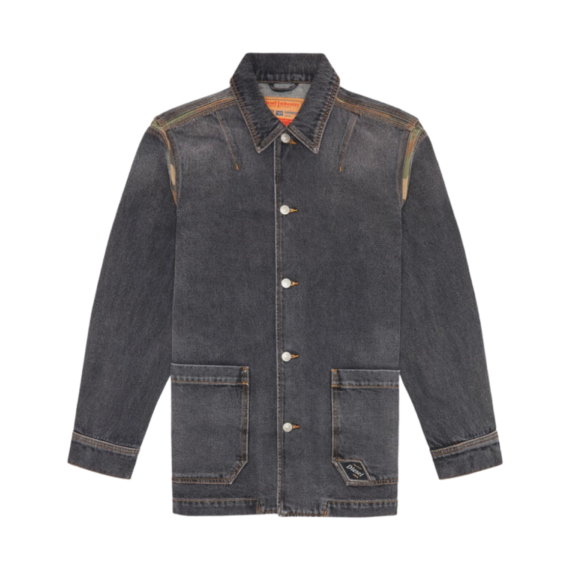 디젤 D-롤크-Sp4 데님 자켓 블랙