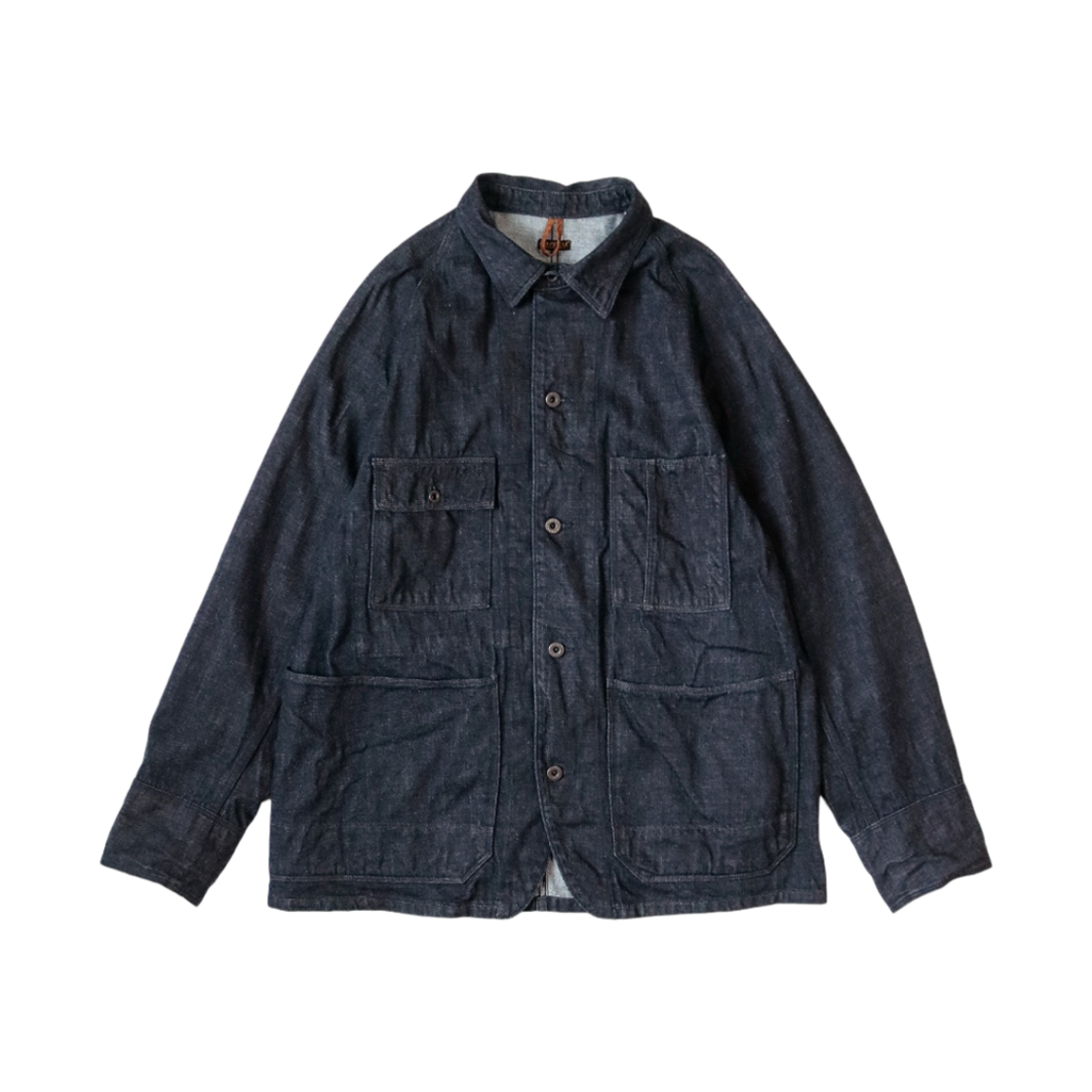 캐피탈 12온즈 데님 캑터스 커버롤 (블랙 쓰레드 버전) 인디고(Kapital 12 oz. Denim Cactus Coverall (Black Thread Ver) Indigo)