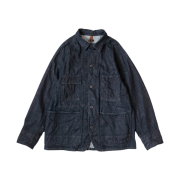 Kapital 12 oz. Denim Cactus Coverall (Black Thread Ver) Indigo