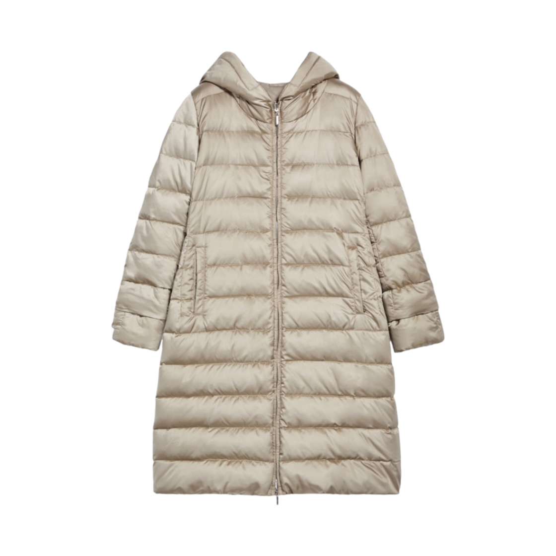 (W) 막스마라 더 큐브 노베피 리버시블 발수 소재 사틴 파카 라이트((W) Max Mara The Cube Novepi Reversible Water-Repellent Satin Parka Light) - 1