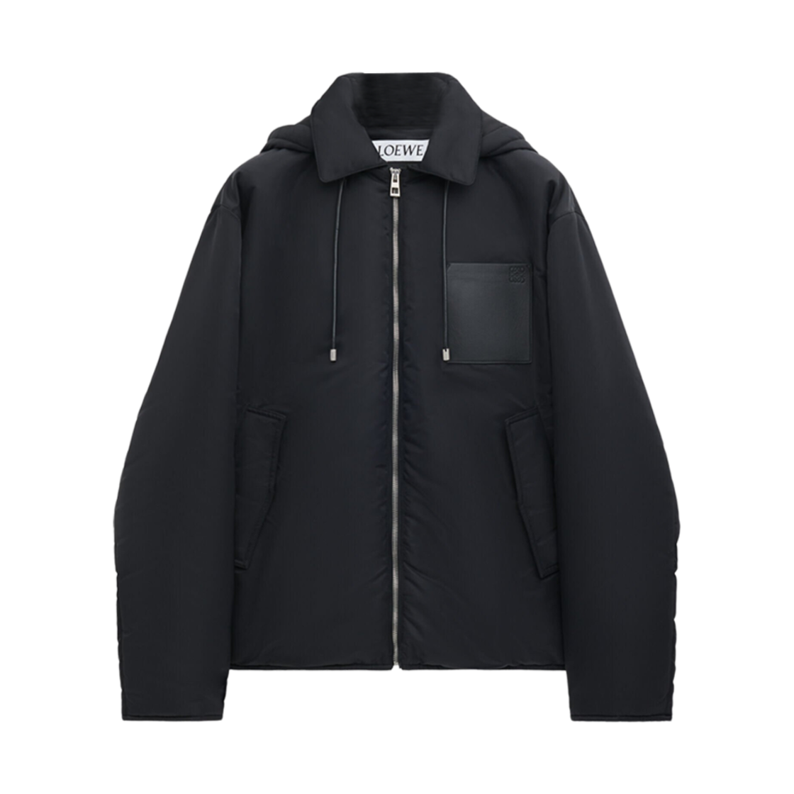 H526Y02WAD-1100 Loewe Hooded Jacket in Nylon Black