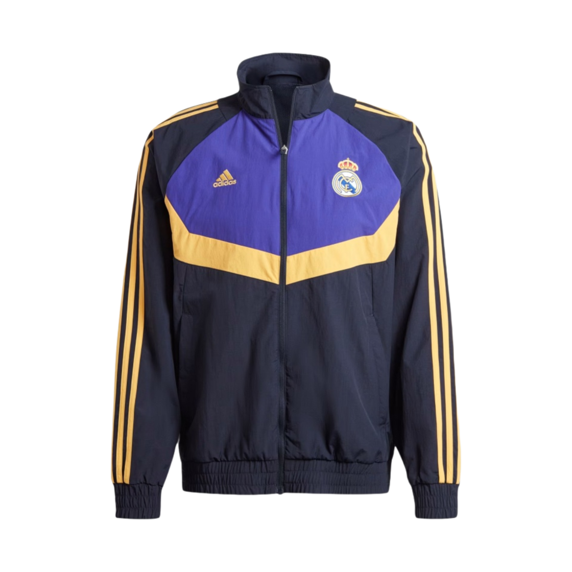 아디다스 레알 마드리드 우븐 트랙 자켓 레전드 잉크 - KR 사이즈(Adidas Real Madrid Woven Track Jacket Legend Ink - KR Sizing)