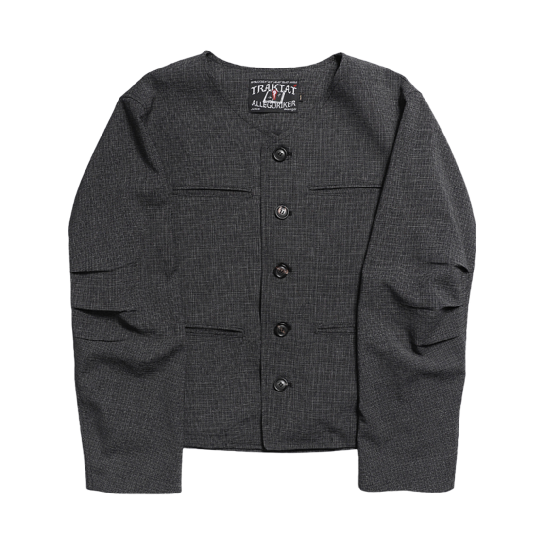 트락타트 4WD 카라리스 자켓 울 체크 그레이(Traktat 4WD Cls Jacket Wool Check Gray)