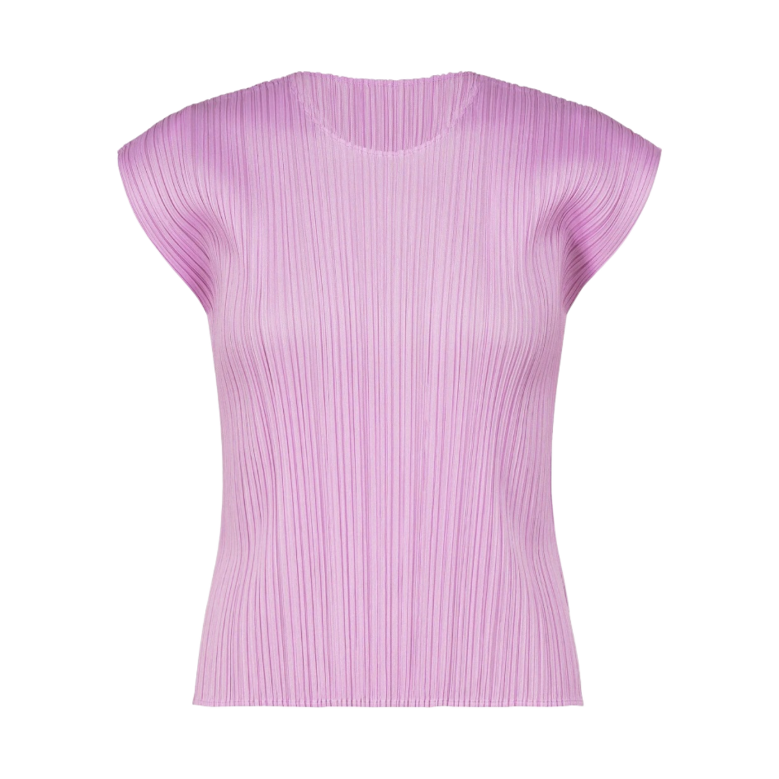 (W) 플리츠 플리즈 이세이 미야케 MC 준 프렌치 슬리브 탑 파스텔 핑크((W) Pleats Please Issey Miyake MC June French Sleeve Top Pastel Pink) - 1