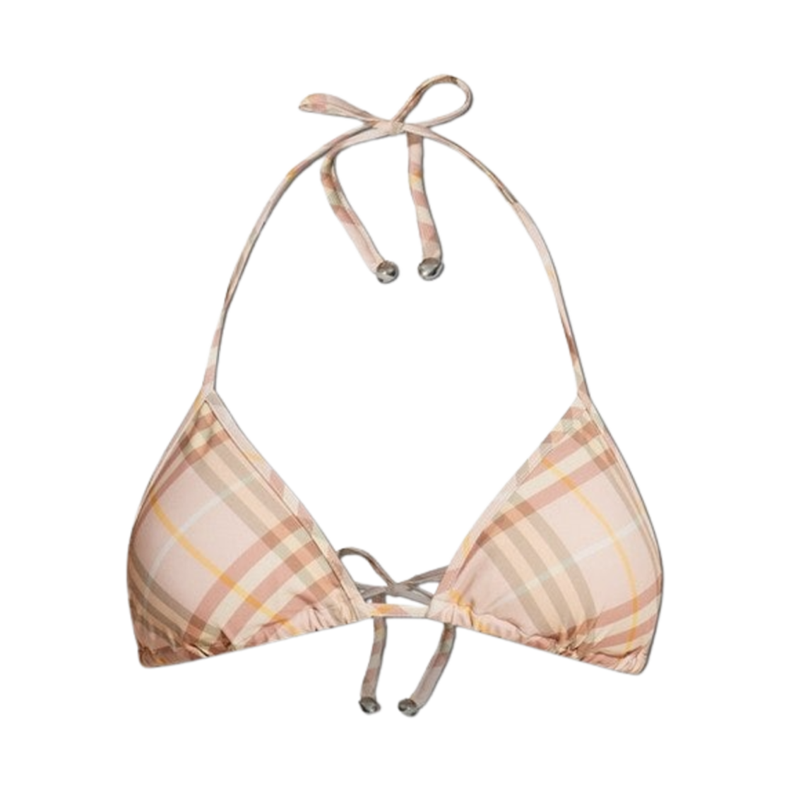 8108580 (W) Burberry Check Bikini Top Pink