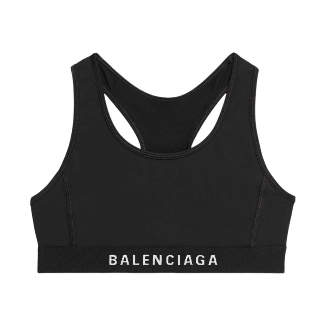 (W) 발렌시아가 애슬레틱 스포티 브라 블랙((W) Balenciaga Athletic Sporty Bra Black) - 1
