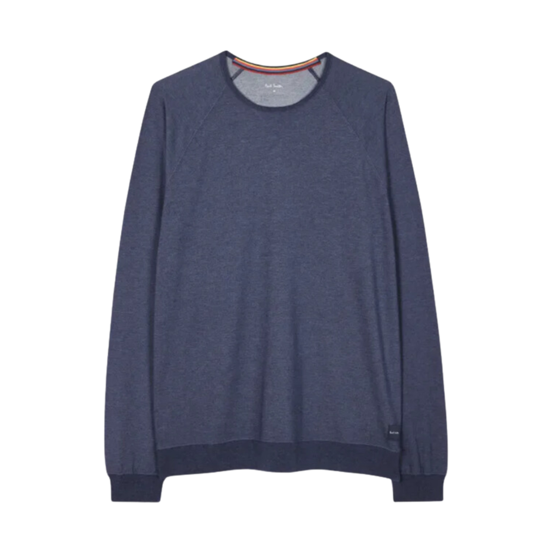 M1A-2990-MU704-70 Paul Smith Modal Blend Long Sleeve Lounge Top Denim Blue