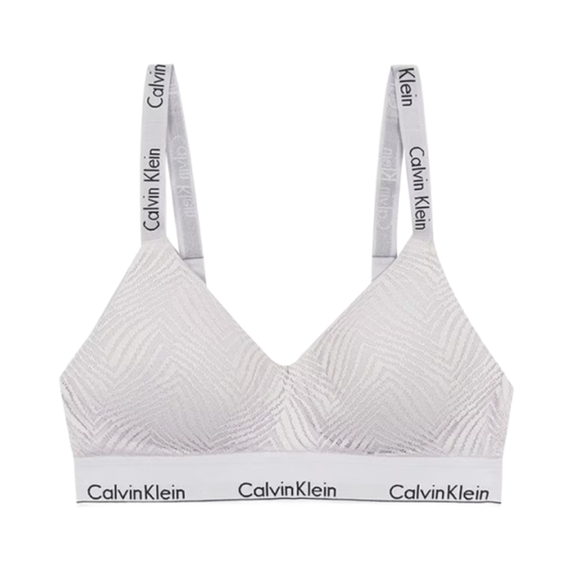 QF7797ELL0 (W) Calvin Klein Modern Cotton Modified Bralette Lavender Blue