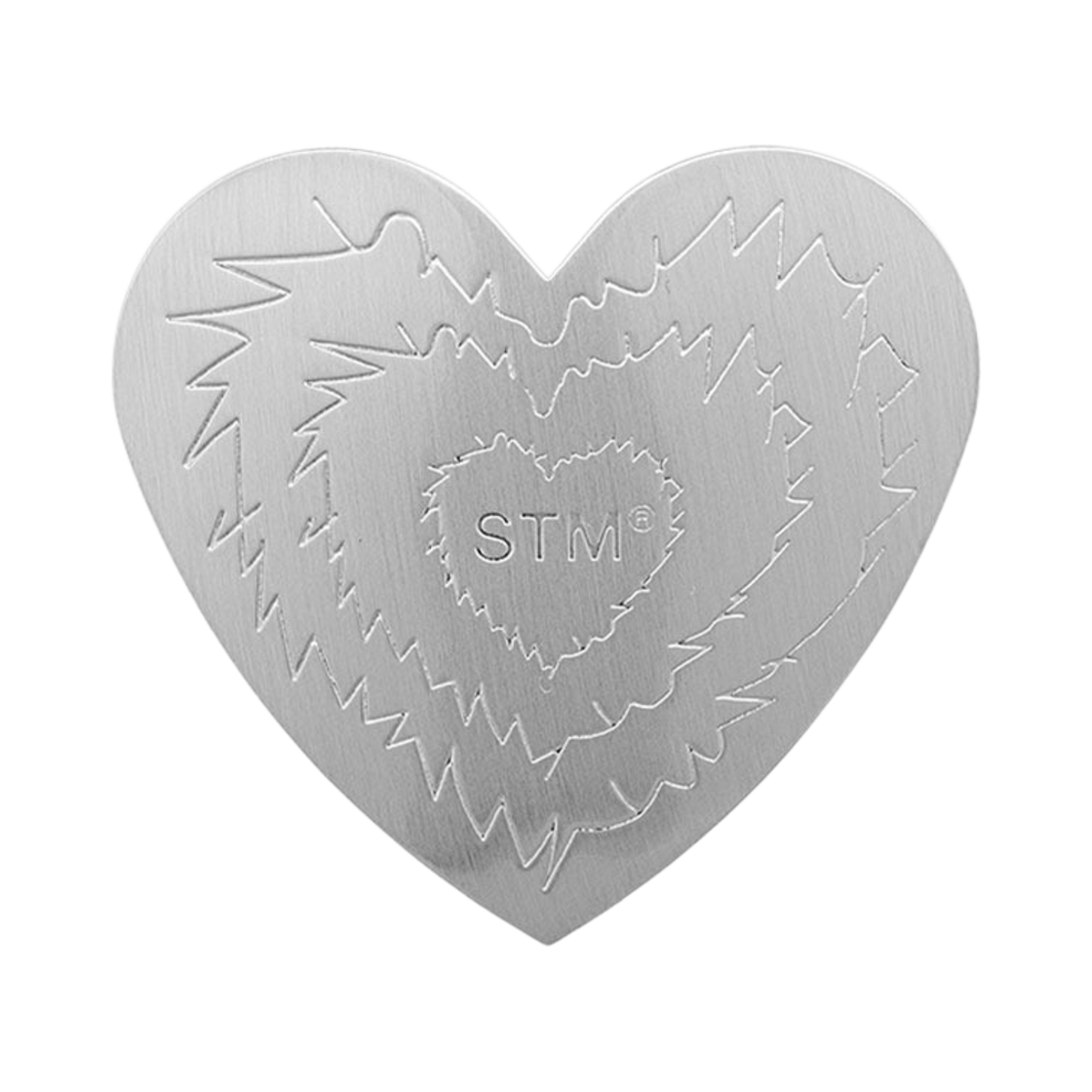 no439s Sentiments No.439 Heart Shield Hair Pin Silver