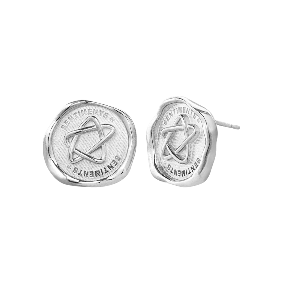 센티멍 넘버 377 이어링 925 실버