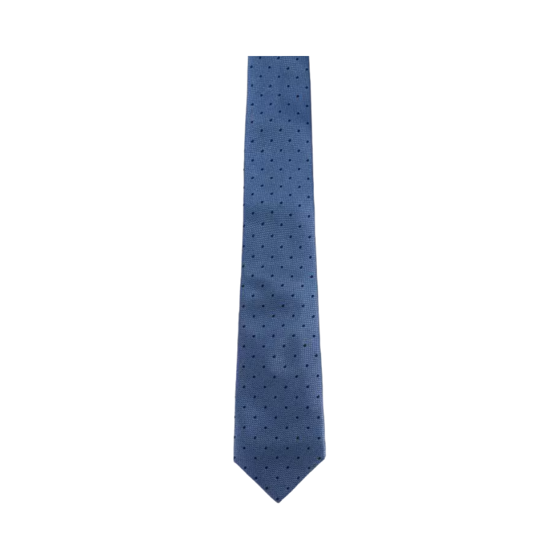 MM8920018-CQQ21 Brunello Cucinelli Dot Silk Tie Blue