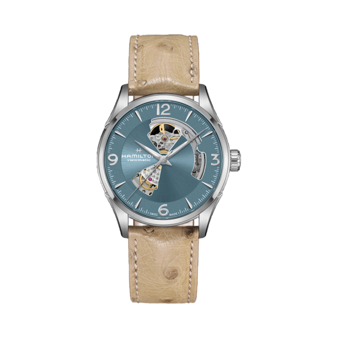 해밀턴 재즈마스터 오픈 하트 오토 42mm 스테인리스 스틸 블루(Hamilton Jazzmaster Open Heart Auto 42mm Stainless Steel Blue) - 1