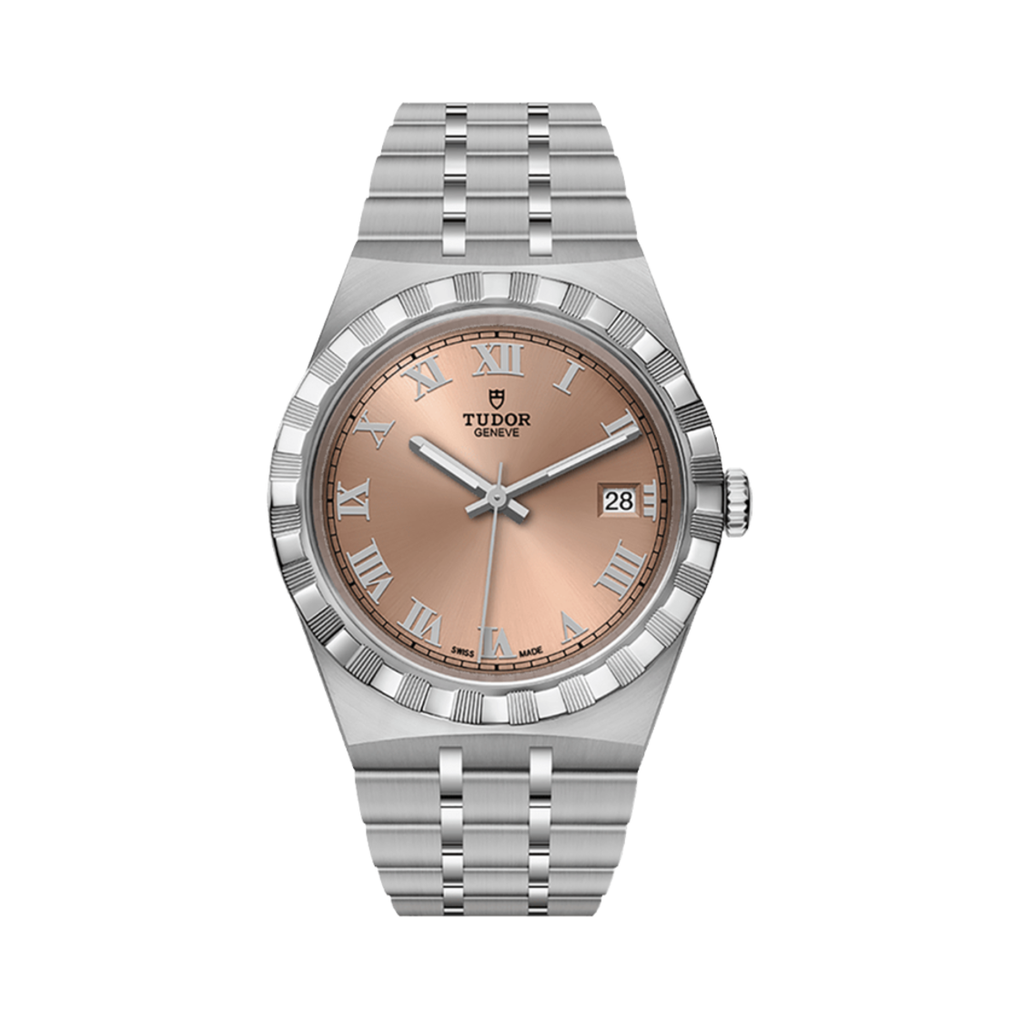 튜더 로얄 T601 38mm 스틸 브레이슬릿 살몬(Tudor Royal T601 38mm Steel Bracelet Salmon)