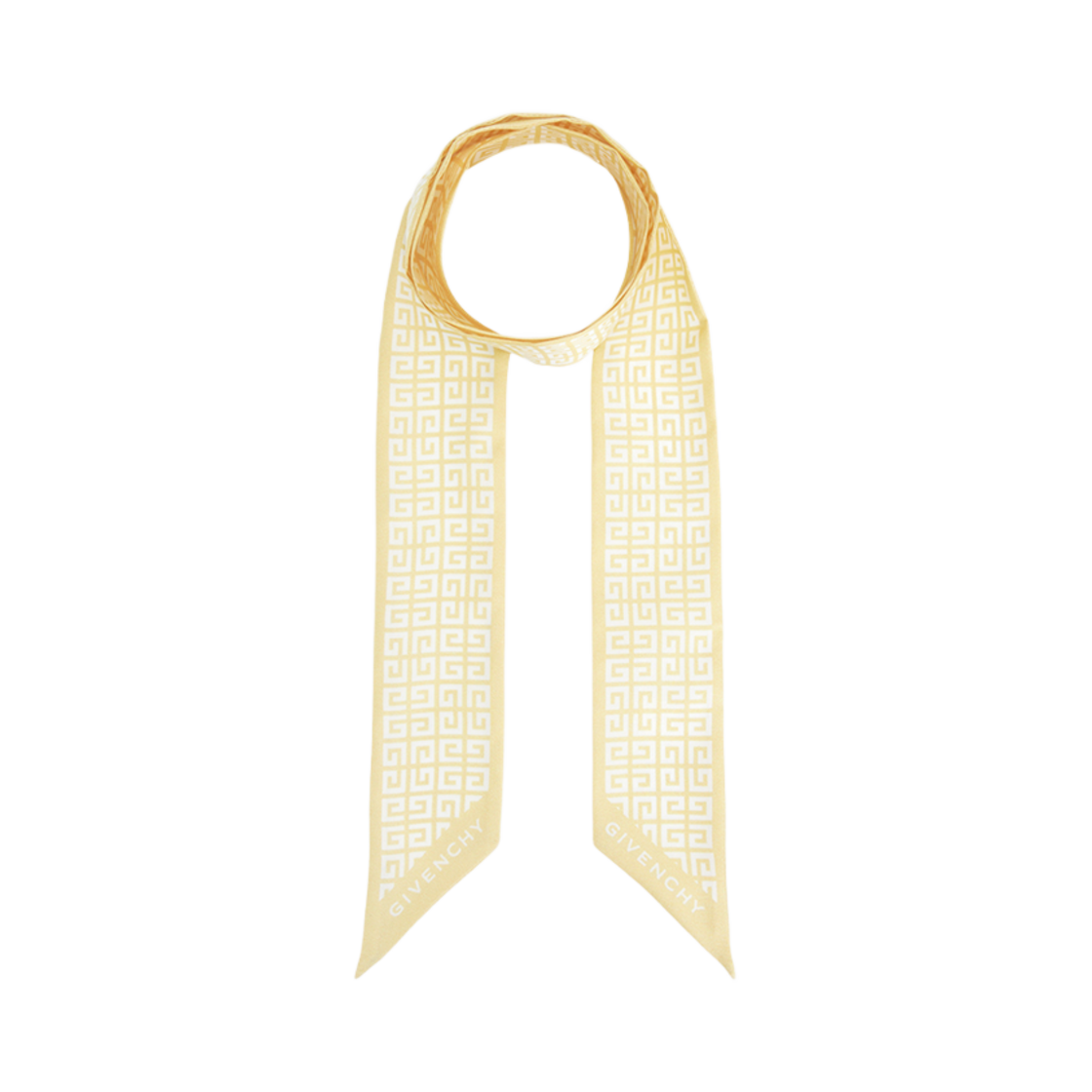 (W) 지방시 4G 실크 스카프 옐로우((W) Givenchy 4G Silk Scarf Yellow)