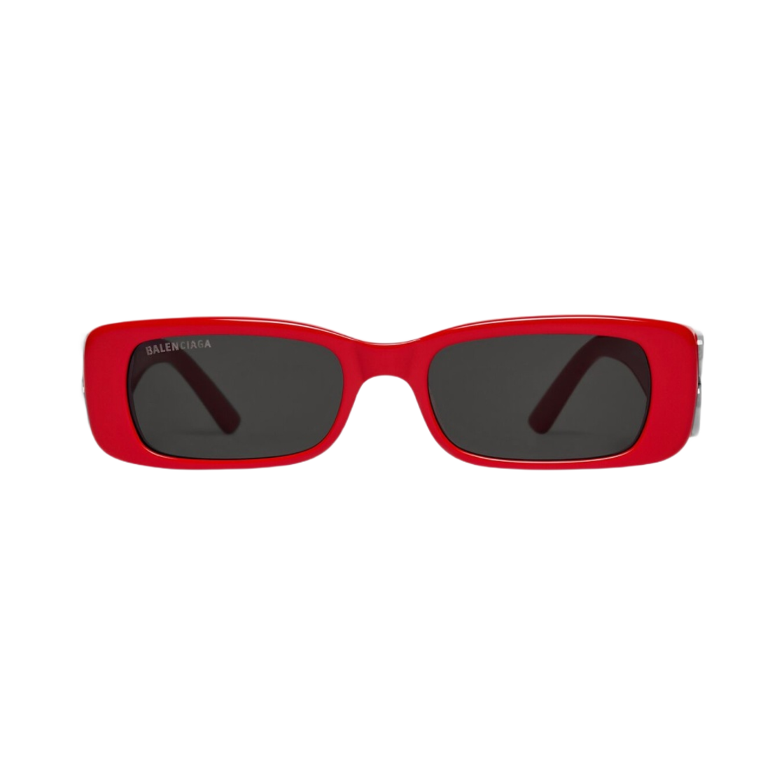 (W) 발렌시아가 다이내스티 렉탱글 선글라스 레드((W) Balenciaga Dynasty Rectangle Sunglasses Red) - 1