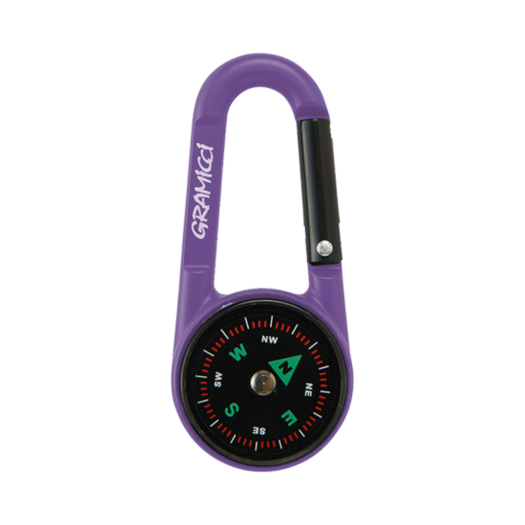 GRY241XAC13 Gramicci Carabiner Compass Purple
