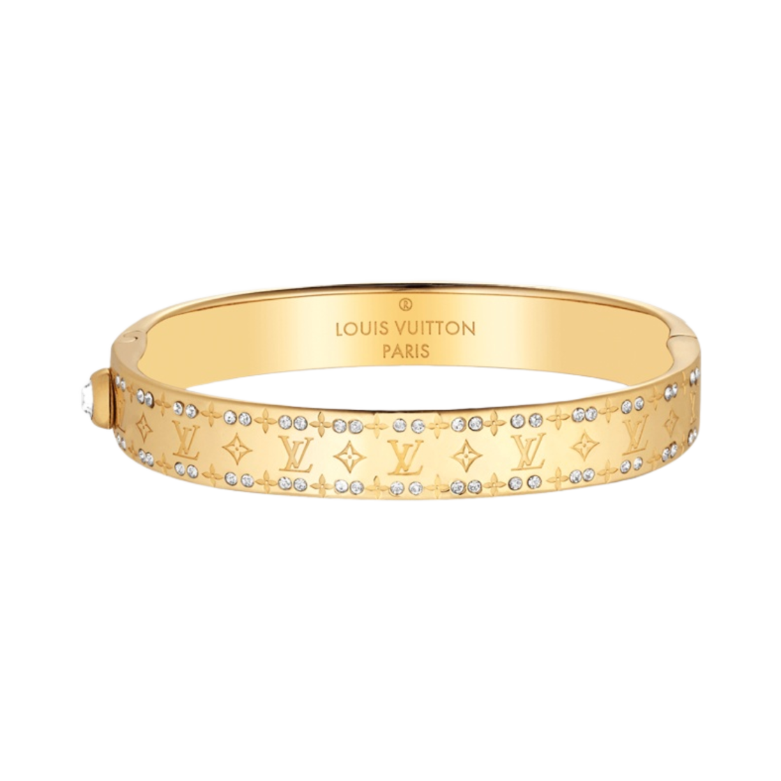(W) 루이비통 나노그램 스트라스 브레이슬릿 골드((W) Louis Vuitton Nanogram Strass Bracelet Gold) - 1