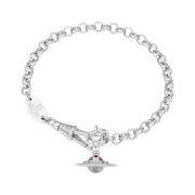 Vivienne Westwood New Petite Orb Bracelet Silver