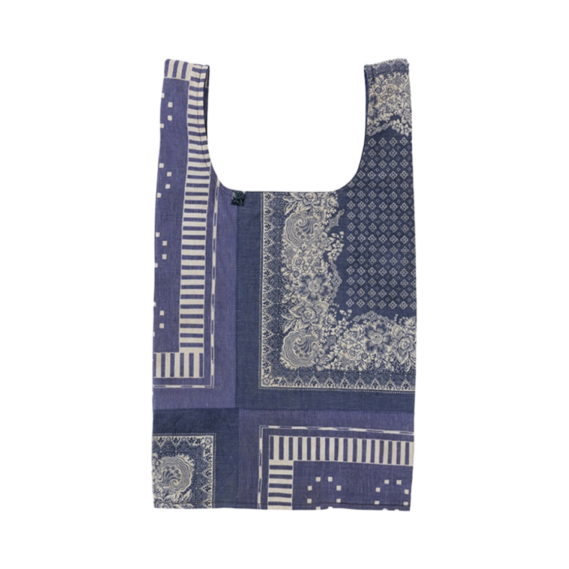 0223903003007 Visvim Market Bag M Navy - 23SS