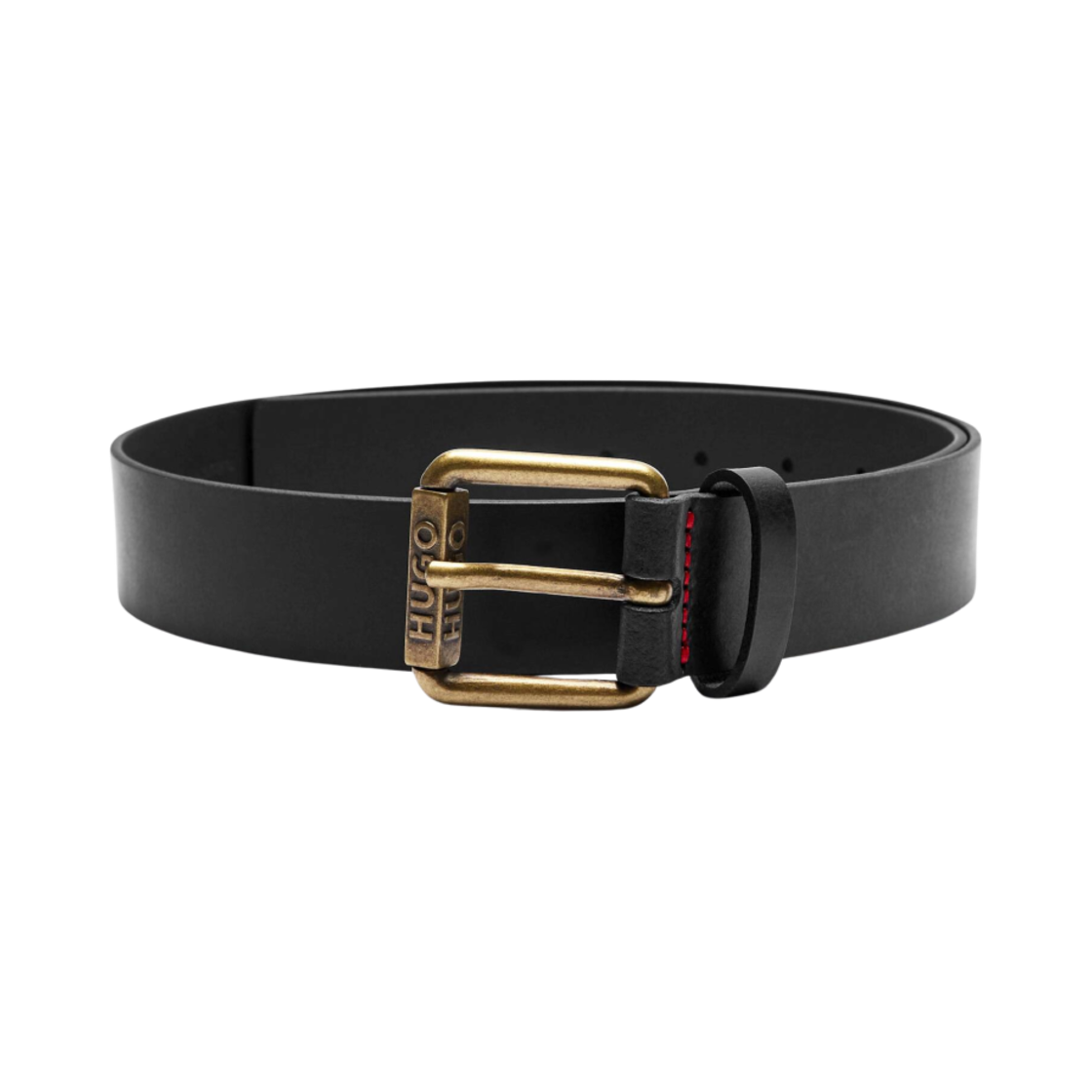 휴고 보스 로고 메탈 벨트 블랙(Hugo Boss Metal Belt with Logo Black) - 1