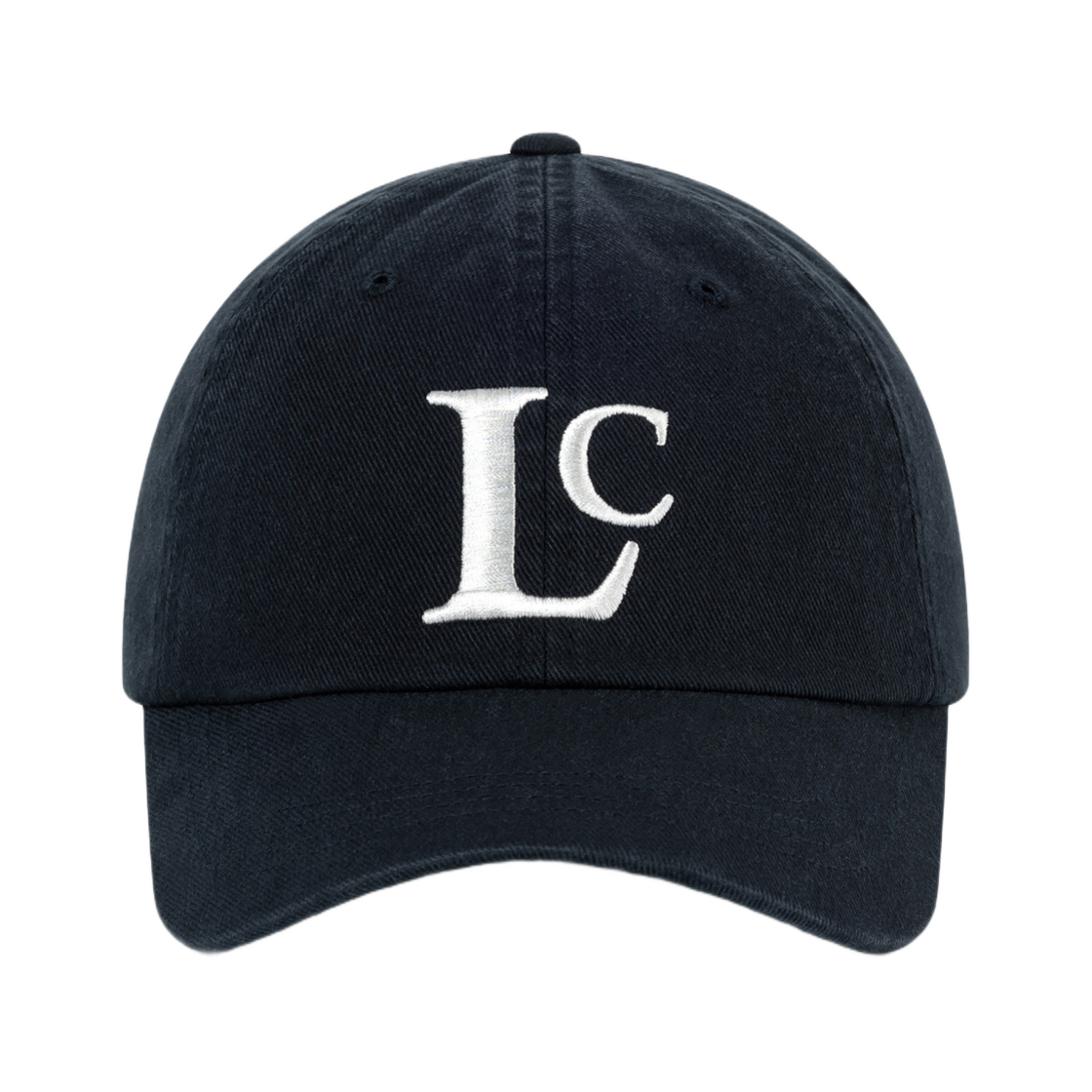(W) 로우클래식 로고 볼캡 네이비((W) Low Classic LC Logo Ball Cap Navy)