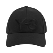 Y-3 Logo Cap Black