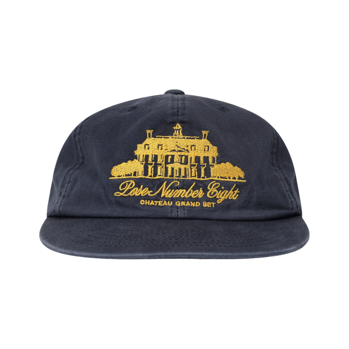 포즈넘버에잇 샤또 6패널 캡 네이비