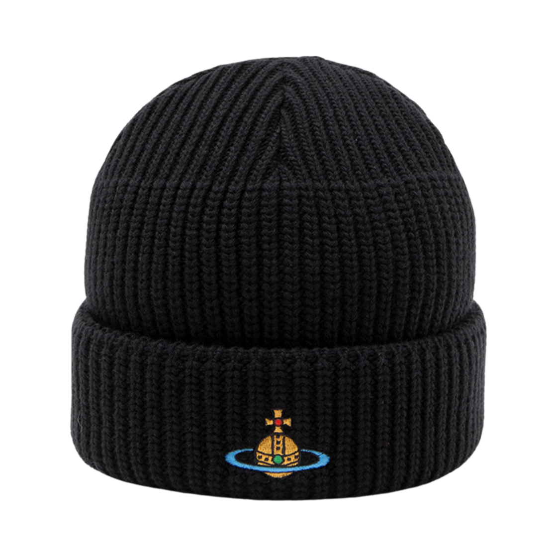 비비안 웨스트우드 스포티 니트 햇 블랙(Vivienne Westwood Sporty Knit Hat Black) - 1