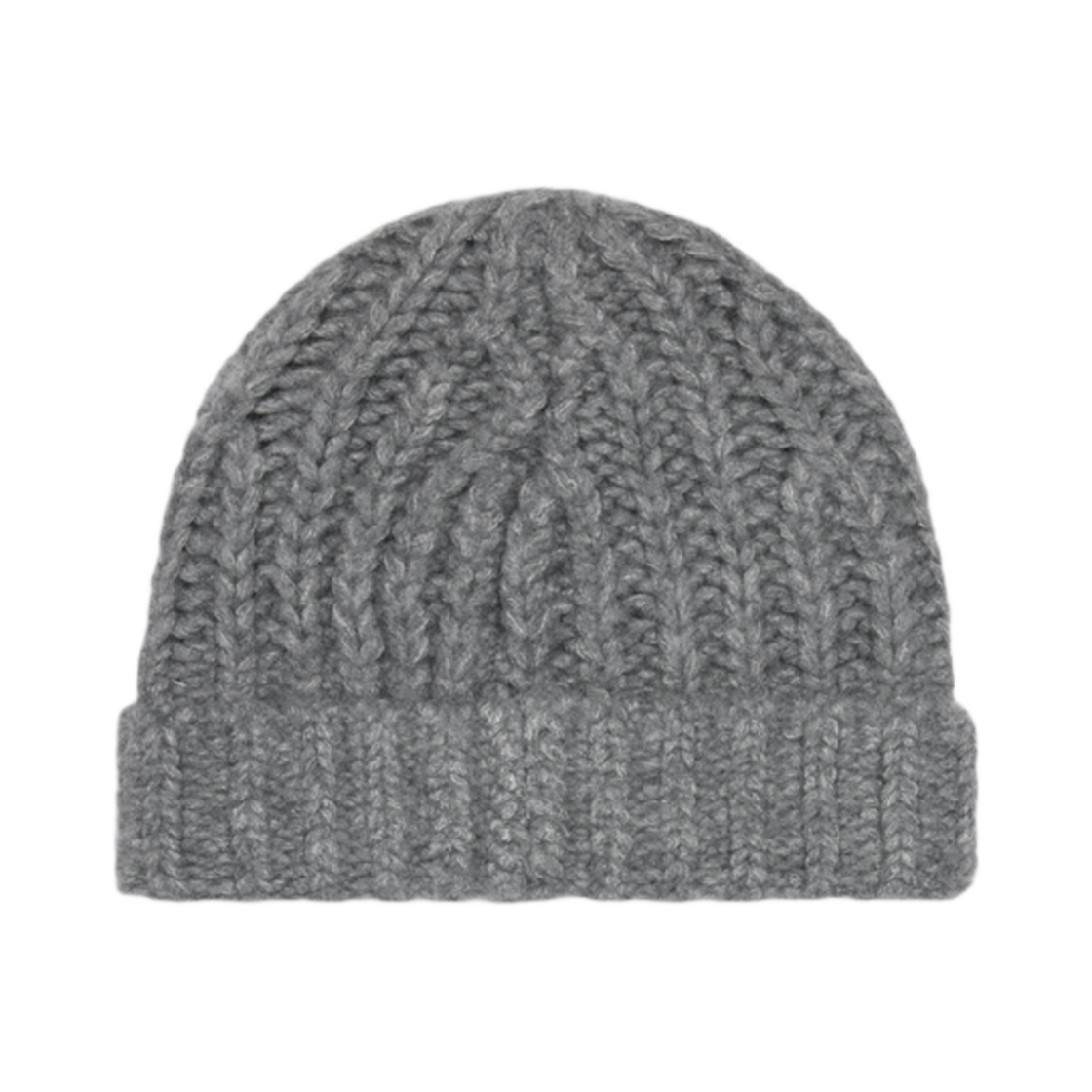 셀린느 트리옹프 비니 인 캐시미어 울 앤 실크 그레이(Celine Triomphe Beanie in Cashmere Wool and Silk Grey) - 2