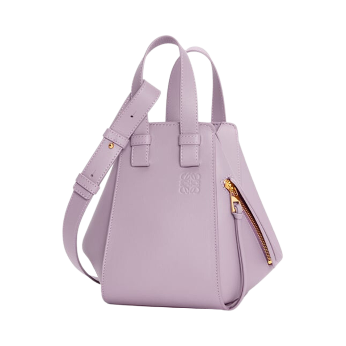 로에베 컴팩트 해먹백 인 클래식 카프스킨 더티 모브(Loewe Compact Hammock Bag In Classic Calfskin Dirty Mauve) - 1