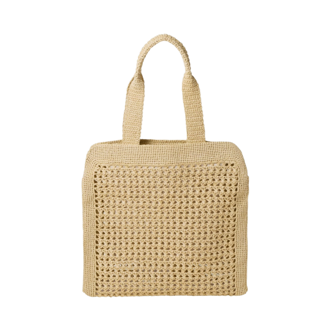 미우 미우 패브릭 토트백 내츄럴(Miu Miu Fabric Tote Bag Natural) - 3