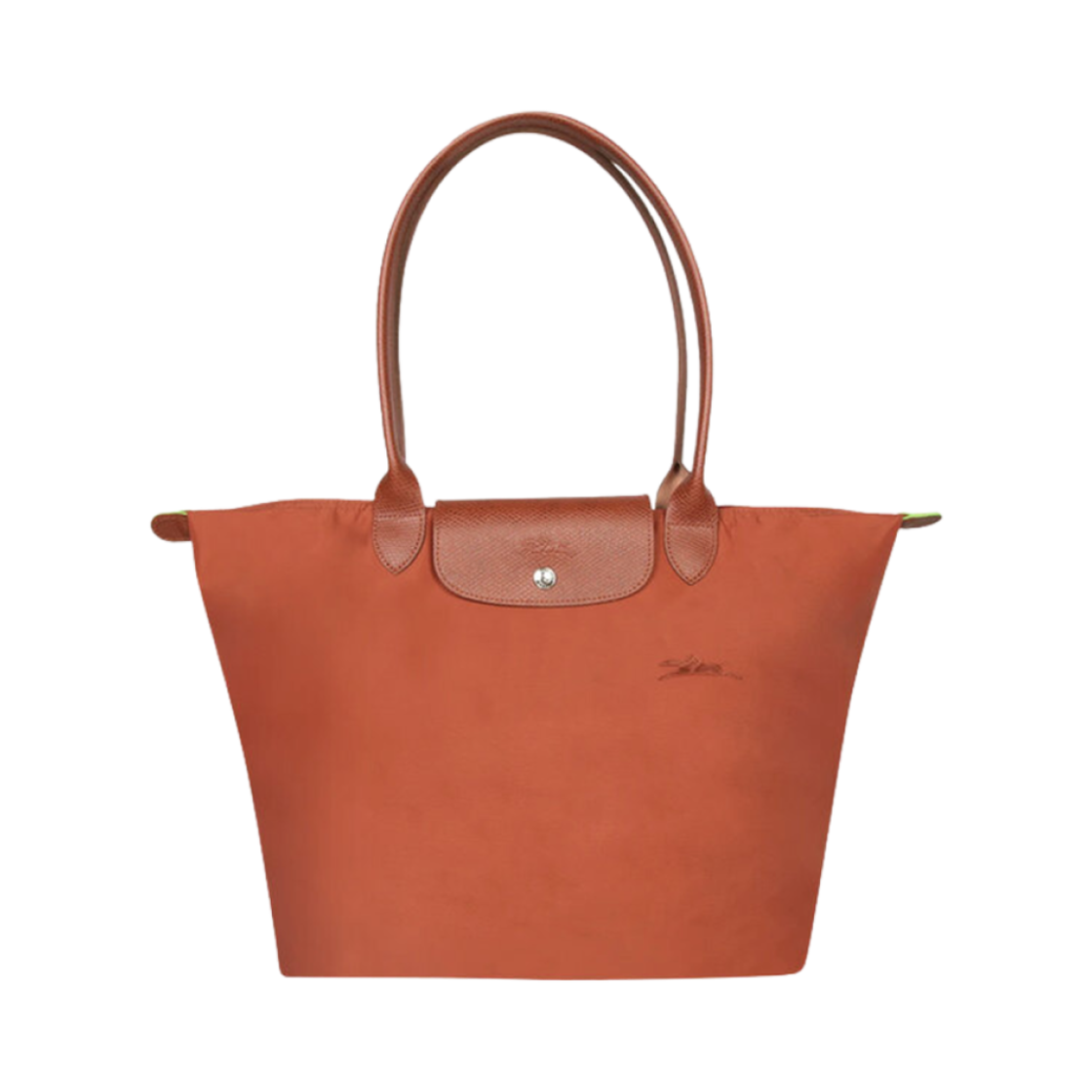 롱샴 르 플리아쥬 그린 토트백 L 체스트넛
