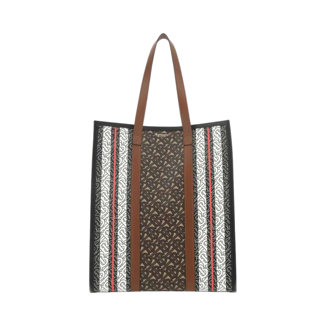8021486 Burberry TB Monogram Tote Bag Bridle Brown