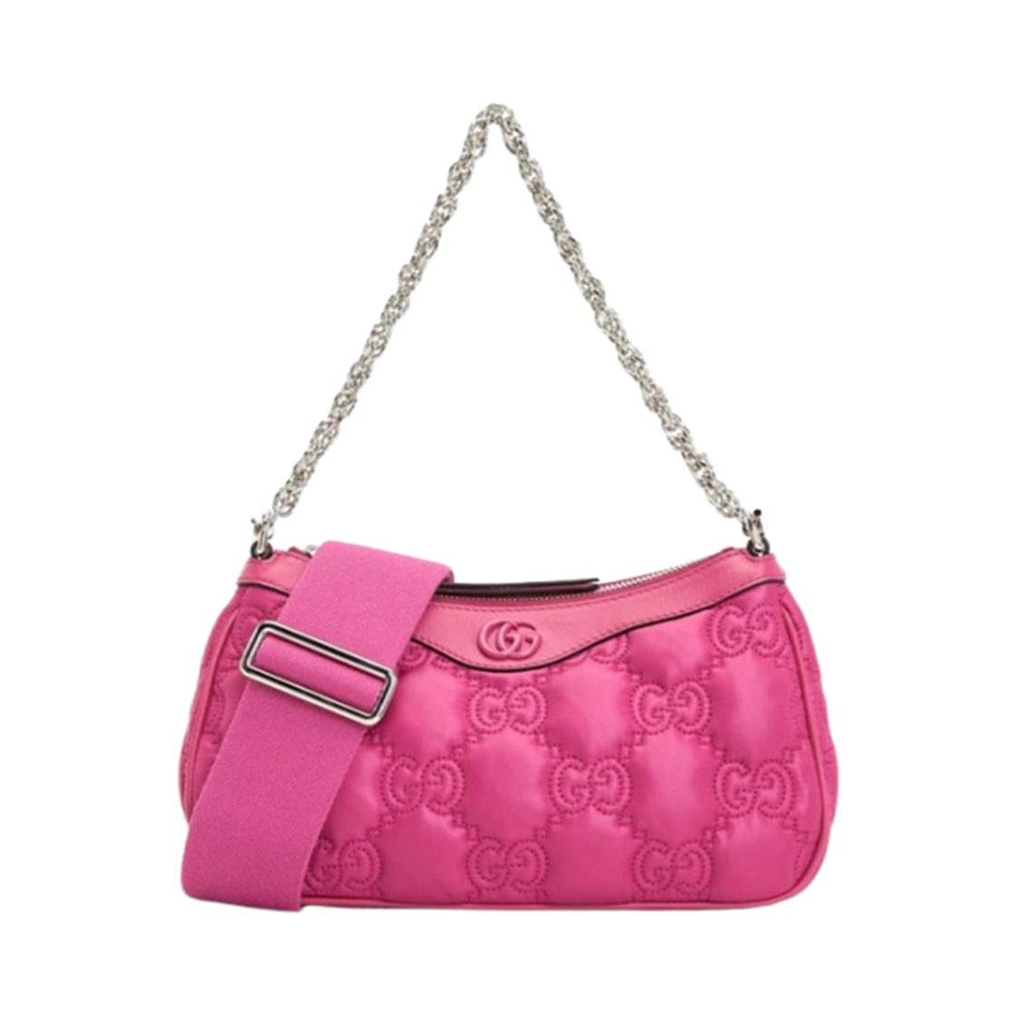 735049-FABLA-5422 Gucci GG Matelasse Tote Bag Fuchsia