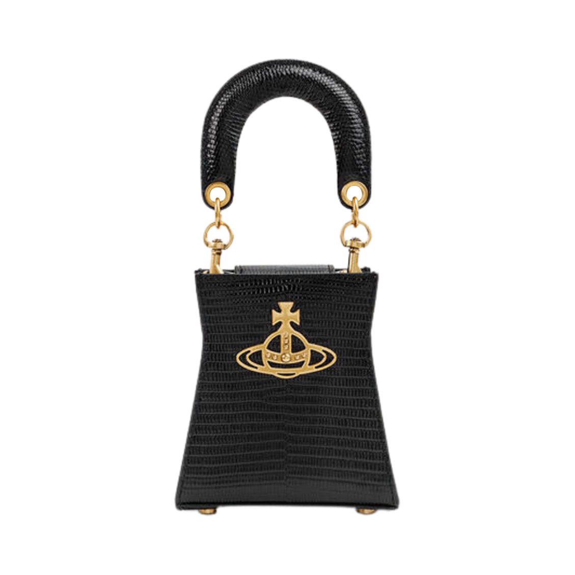 비비안 웨스트우드 켈리 스몰 핸드백 블랙(Vivienne Westwood Kelly Small Handbag Black) - 1